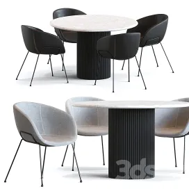 Globewest benjamin table duke chair